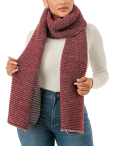 Marcus Adler Knit Two Tone Scarf