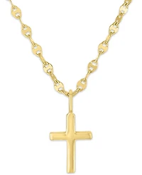 Macy's 2-Pc. Diamond Necklace Set (1/20 ct. t.w.) in 14K Yellow Gold Over Sterling Silver