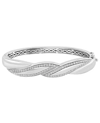 Effy Collection Diamond Bangle (1-1/6 ct. t.w.) in Sterling Silver