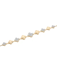 Wrapped in Love Diamond Clover Bracelet (1/2 ct. t.w.) in 14K Yellow Gold