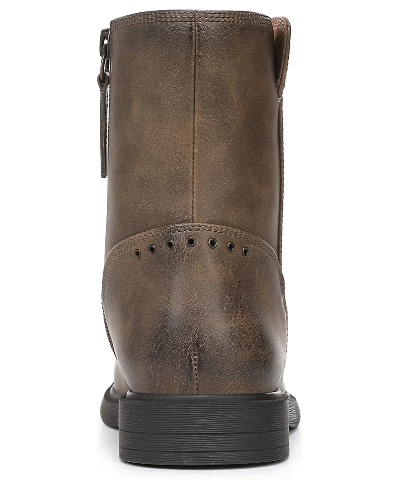 Franco Sarto Women's Pavla Square Toe Zip Short Boots