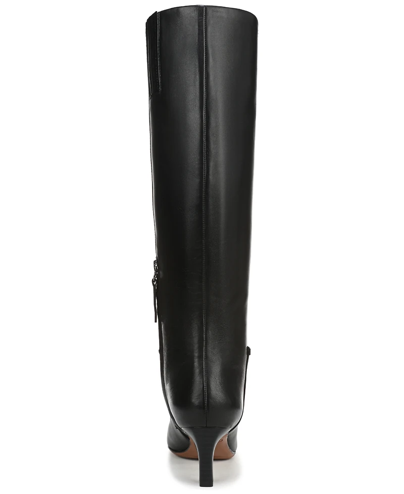 Franco Sarto Women's Timmy Square Toe Zip Tall Boots