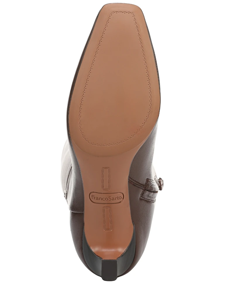 Franco Sarto Women's Timmy Square Toe Zip Tall Boots