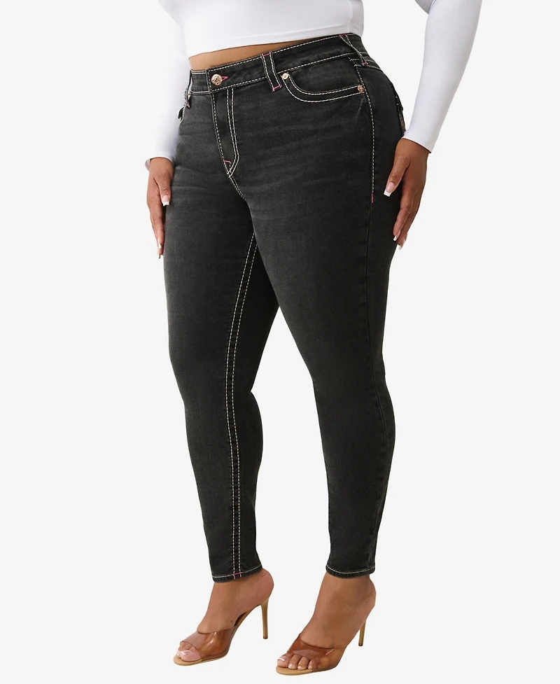 True Religion Plus Jennie Curvy Skinny Big T Jeans