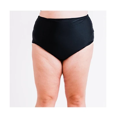 Calypsa Plus High-Waisted Bikini Bottom