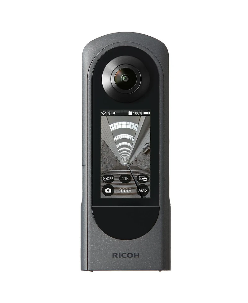 Ricoh Theta X 360 Degree 2.25" Touchscreen Spherical Camera, Bundle with Te-2 Extension Adapter, Mt-11 Tripod and 20000mAh Power Bank