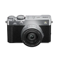 Fujifilm X-E5 Mirrorless Camera with Xf 23mm f/2.8 R Wr Lens, Silver