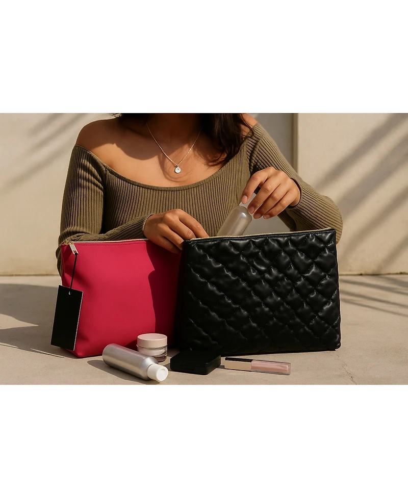 Double Pack - Travel Makeup Toilety Bag