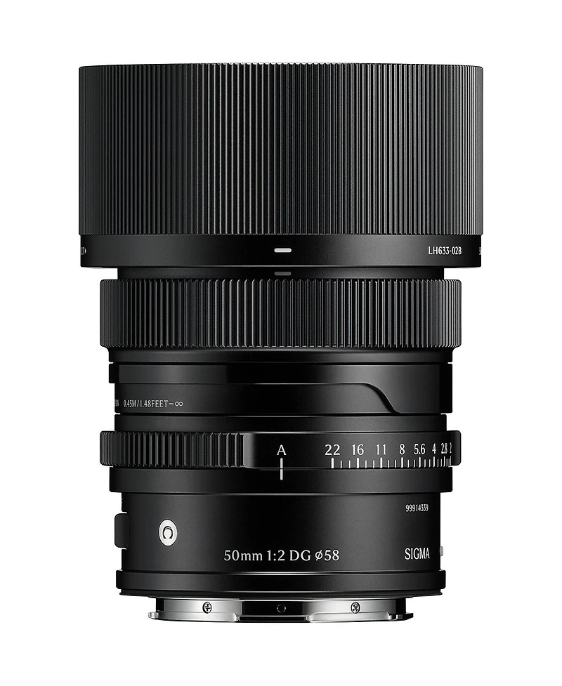 Sigma 50mm f/2 Dg Contemporary Lens for L Mount, Black