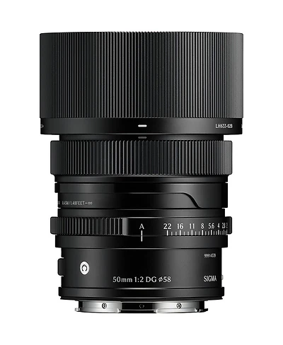 Sigma 50mm f/2 Dg Contemporary Lens for L Mount, Black