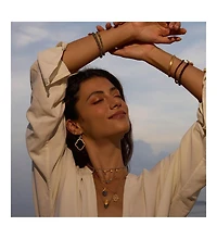 Satya Jewelry Full Bloom Lotus Petal Earrings