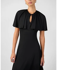 WeWoreWhat Women's Cape Midi Dress