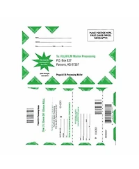 Fujifilm Fujifilm 35mm Slide Film Mailer for 36 Exposure Rolls, Pack of 5.