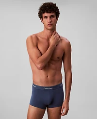 Calvin Klein Men's 3-Pack Icon Stretch Low Rise Trunks