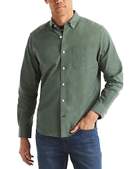Nautica Men's Solid Long Sleeve Oxford Shirt