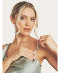 Six Stories Cowl Front Asymmetric Bridesmaid Dress