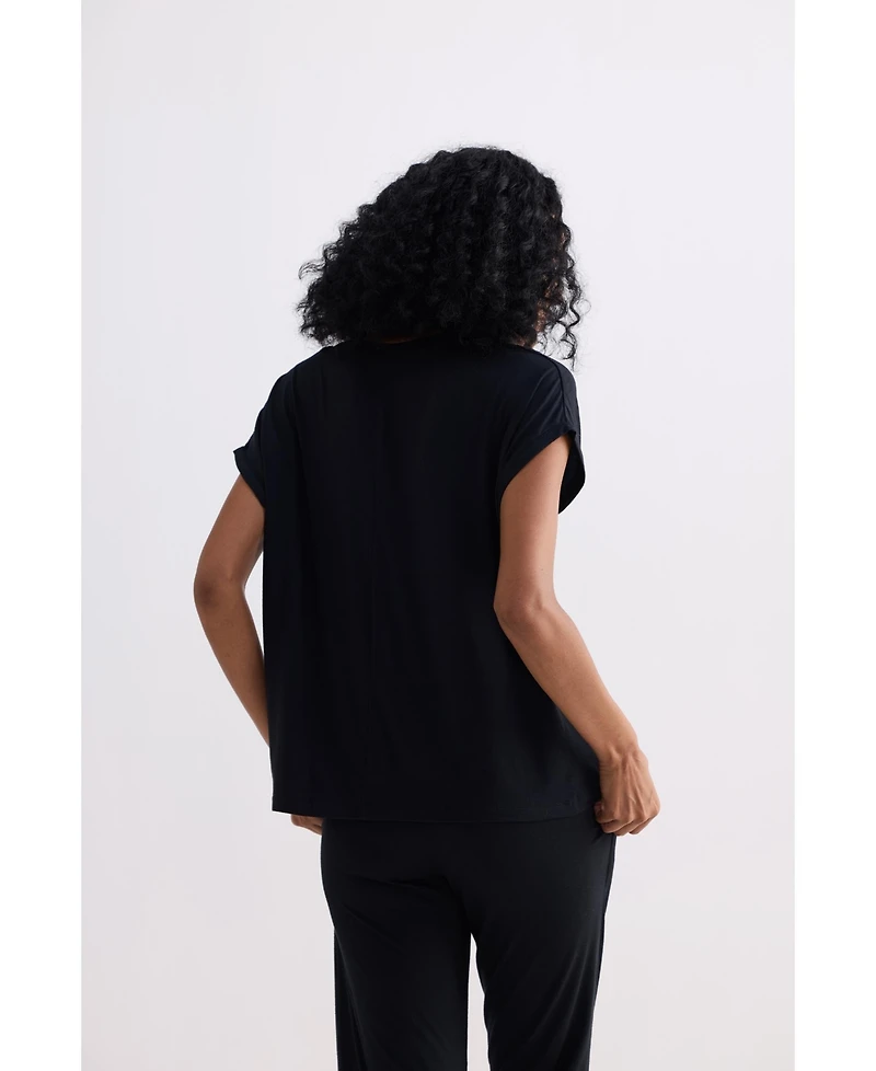 Reistor Women's Relaxed Tee Set Black