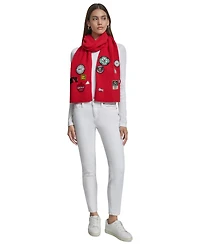 Dkny Women's Nyc Patches Scarf