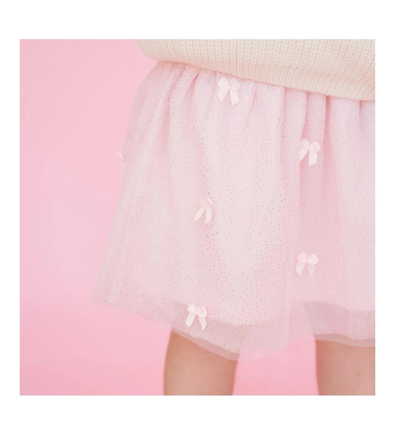 Sweet Wink Baby Girls Blush Bows Tutu Skirt