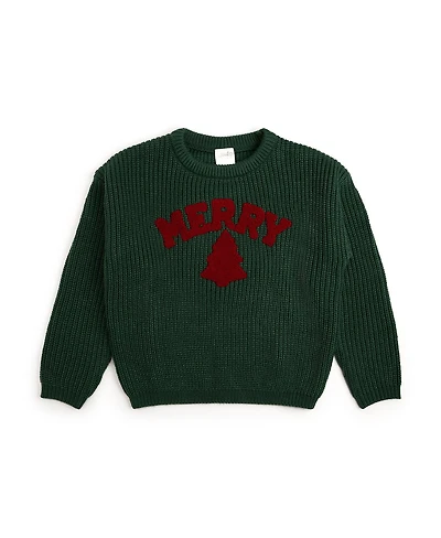 Sweet Wink Little and Big Boys Merry Patch Christmas Knit Sweater