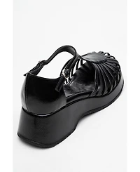 Prologue Shoes Aniel Platform Wedge Sandal (Women)