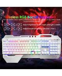 2.4 GHz Wireless Gaming Keyboard Mouse Set