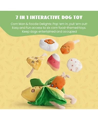 Nocciola 7-in-1 Mr.CORNelius Plush Dog Toy