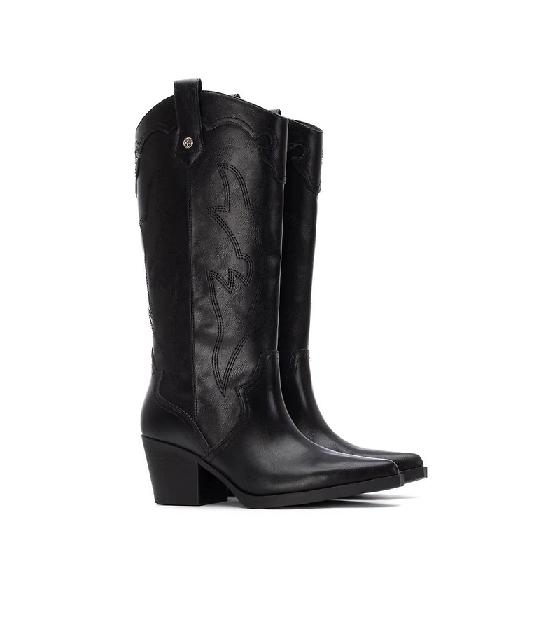 Women's Embroidered Italian Western Boots By Xti