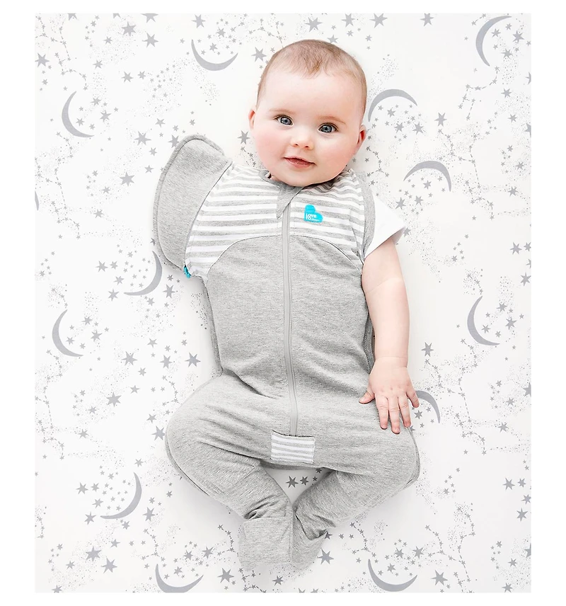 Love To Dream Baby Transition Suit 1.0 Tog Stripe - Gray Large (19-24lbs)