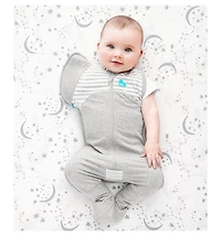 Love To Dream Baby Transition Suit 1.0 Tog Stripe - Gray Large (19-24lbs)