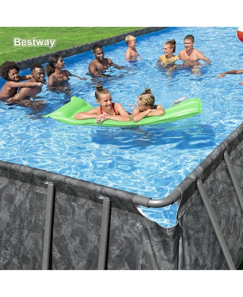 Bestway Apx 365 31'4" x 16' x 52" Rectangular Above Ground Swimming Pool Set