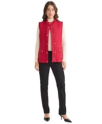 Jones New York Petite Patch Pocket Vest