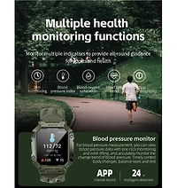 Ruxing Smart Stay Connected and Healthy with Advanced Waterproof watch-Yellow