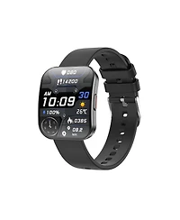 Ruxing Smart 1.85" Amoled Curved Screen Smart Watch Multifunctional With Bluetooth Voice Calling, Health, Sport Modes, IP68 for Women Men