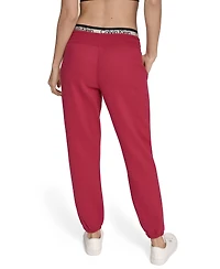 Calvin Klein Women's Performance Logo Stripe Jogger Sweatpants