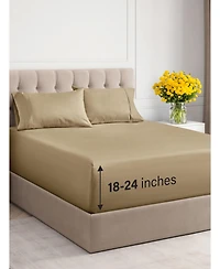 Piece Extra Deep Pocket Microfiber Sheet Set