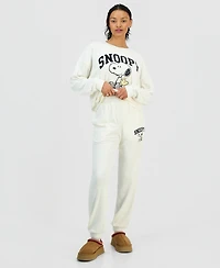Grayson Threads, The Label Juniors' Snoopy Velour Jogger Pants