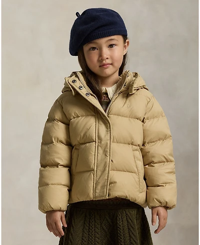 Polo Ralph Lauren Girls 2T-6X Hooded Long Sleeves Jacket