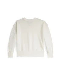 Polo Ralph Lauren Girls 2T-6X Logo Crest Crewneck Sweatshirt