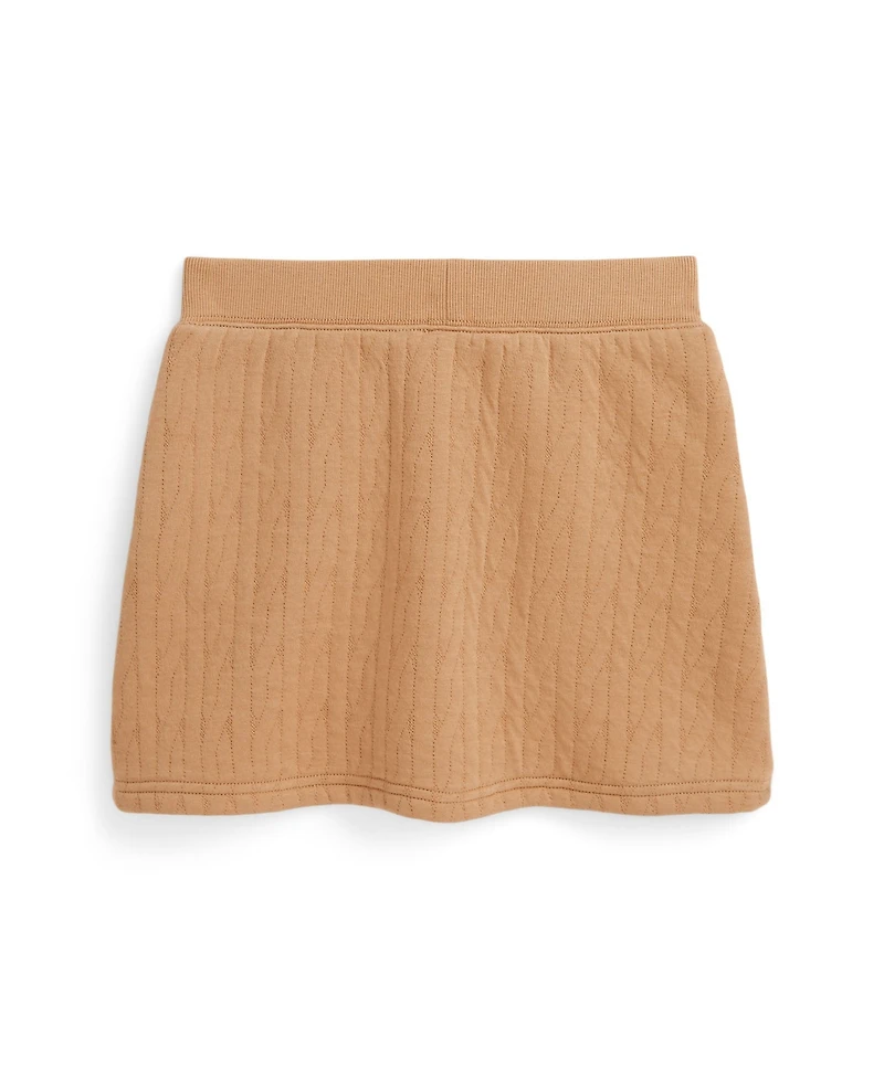 Polo Ralph Lauren Girls 7-16 Quilted Cable-Motif Skirt