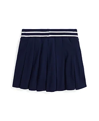 Polo Ralph Lauren Girls 7-16 Pleated Striped Trim Skort