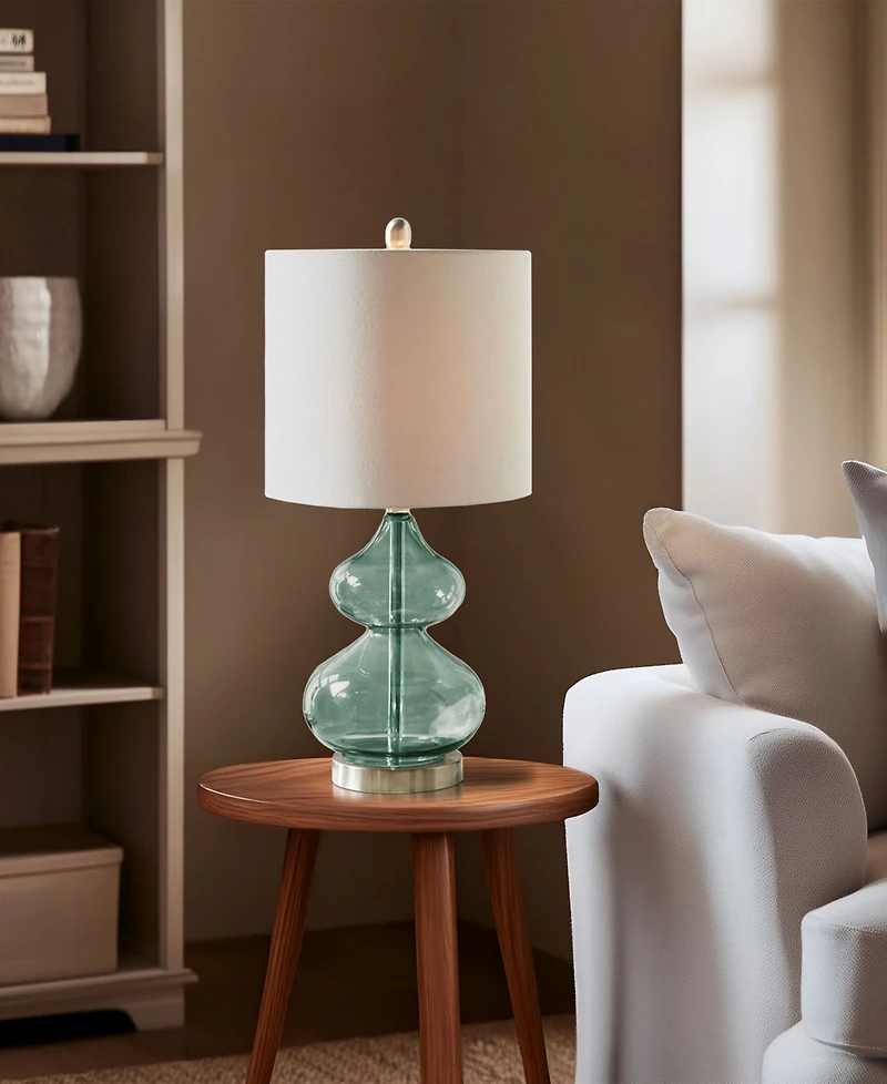 510 Design Ellipse Curved Gourd Glass Table Lamp, Set of 2