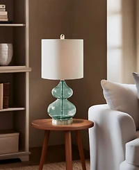 510 Design Ellipse Curved Gourd Glass Table Lamp, Set of 2