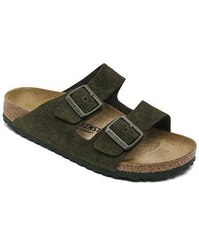 Birkenstock Women's Arizona Suede Leather Sandals from Finishline