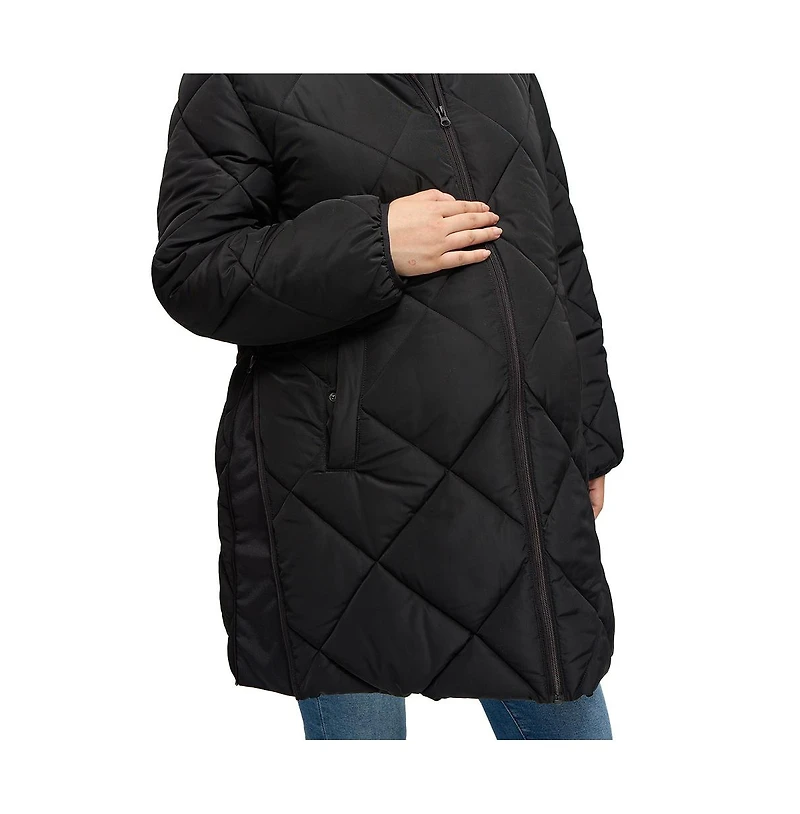 Ingrid + Isabel Longline Puffer Jacket with Removable Babywearing Cocoon Insert