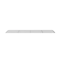 Door Canopy Grey Polycarbonate 157.5 x 39.4 in Durable