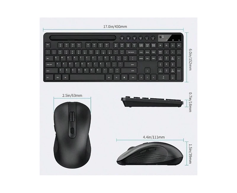 Wireless Keyboard And Mouse Combo