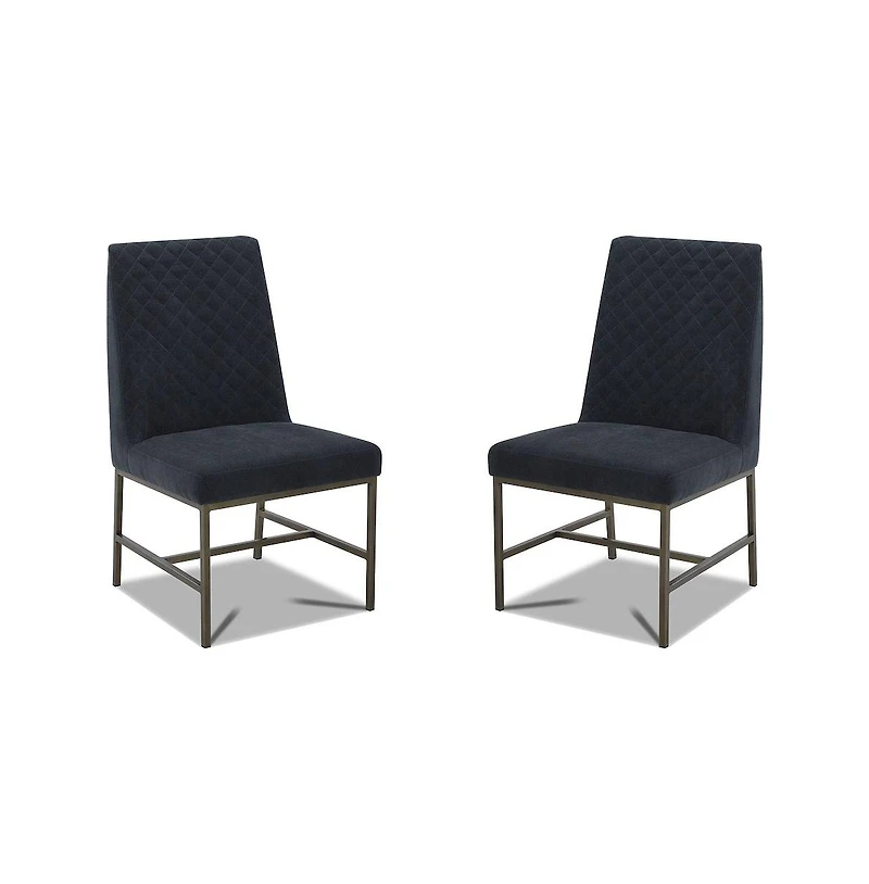 Parker House Furniture Diamond - Elise Navy Dining Chair Two Pack