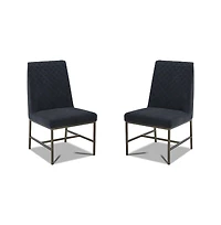 Parker House Furniture Diamond - Elise Navy Dining Chair Two Pack