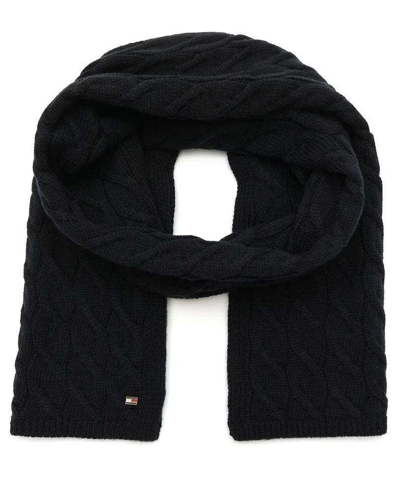 Tommy Hilfiger Men's Wide Cable Scarf
